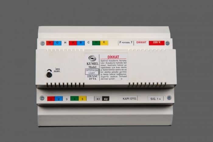 Kumel Apartman Tipi Diafon Santrali RaylıKumel Apartman Tipi Diafon Santrali Raylı Mis 01Görüntülü Ve Görüntüsüz DiafonKUMELMİS01-13583