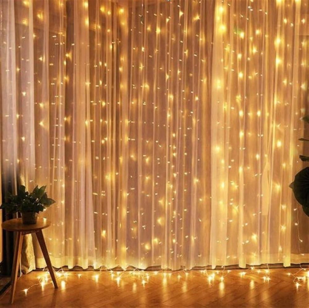 Perde Led Yılbaşı Süsü 2x2 GünışığıLED AYDINLATMALEDPEDE LED 2X2-26079