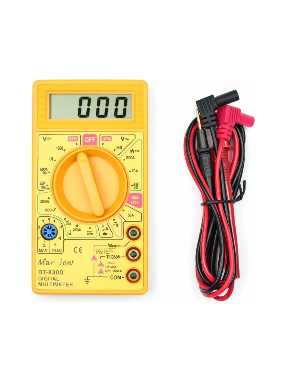 MARXLOW DT 830D Dijital Ölçü Aleti MultimeterHIYE DT 830D Dijital Multimetre - Yüksek Hassasiyetli Elektrik Ölçüm CihazıÖlçüm Aletleri DiğerDT-830D-25872