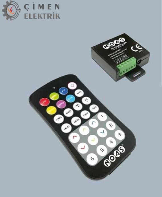 NOAS YL27 2400 RGB Kumanda 24AAydınlatma KumandalarıNOASYL27-2400-29513