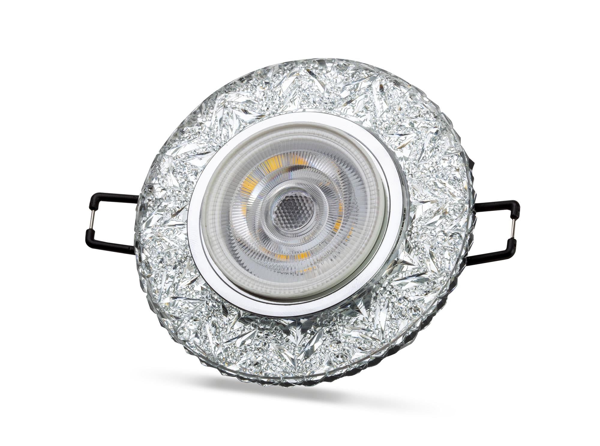 NOAS YL65 1677 Hektor Led Çerçeveli 4000K Kristal Cam Spot KasaDekoratif Cam SpotlarNOASYL65-1677-30143