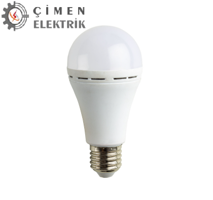 NOAS YL95 0711 7W Şarjlı Led Ampul 6400K Beyaz Işık E27 DuyLed AmpullerNOASYL95-0711-29806