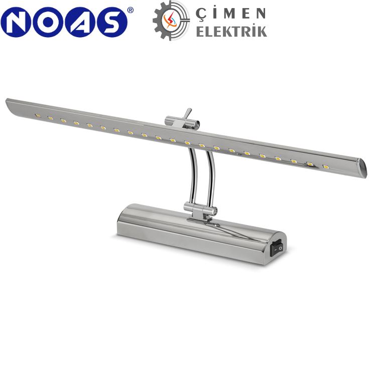 Noas YL85 1702 Krom Kasa Barcelona Led Aplik 7W 3200K Gün IşığıLed ApliklerNOASYL85-1702-29266