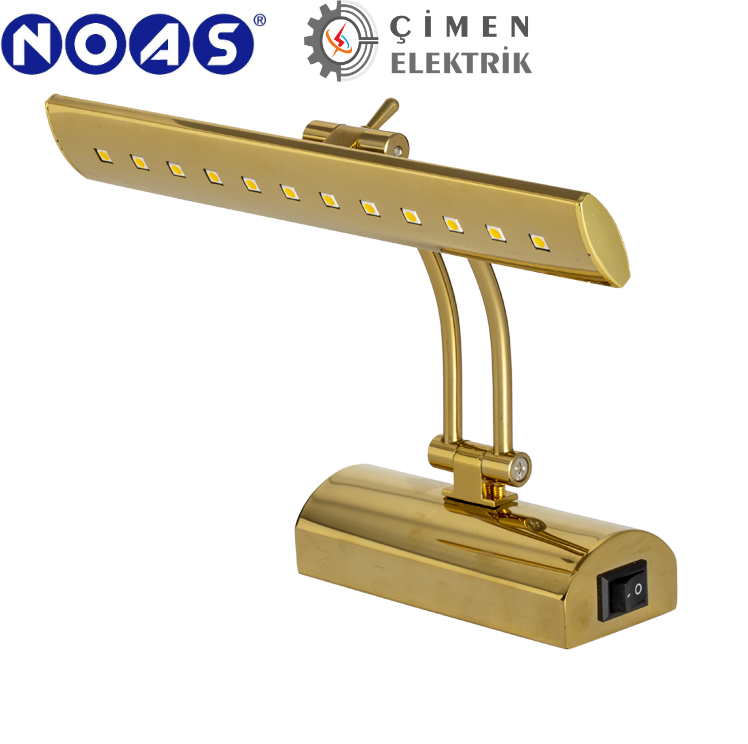 Noas YL85 2502 Gold Kasa Sevilla Led Aplik 5W 3200K Gün IşığıLed ApliklerNOASYL85-2502-29262