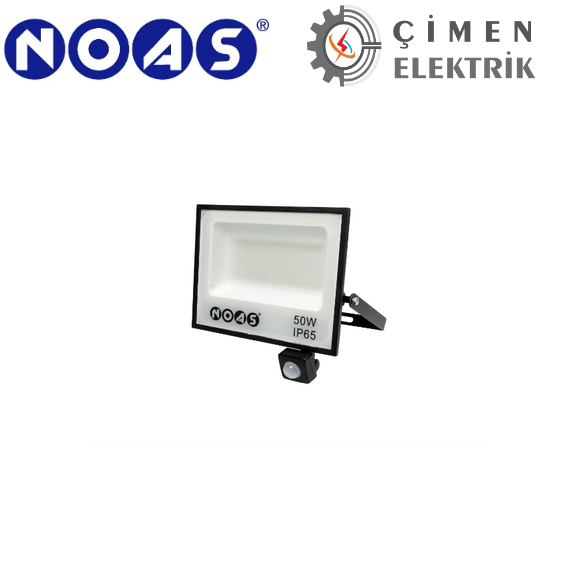 NOAS YL70 0050 S 50W Sensörlü Led Projektör 6400K Beyaz IşıkLed ProjektörlerNOASYL70-0050-S-29128
