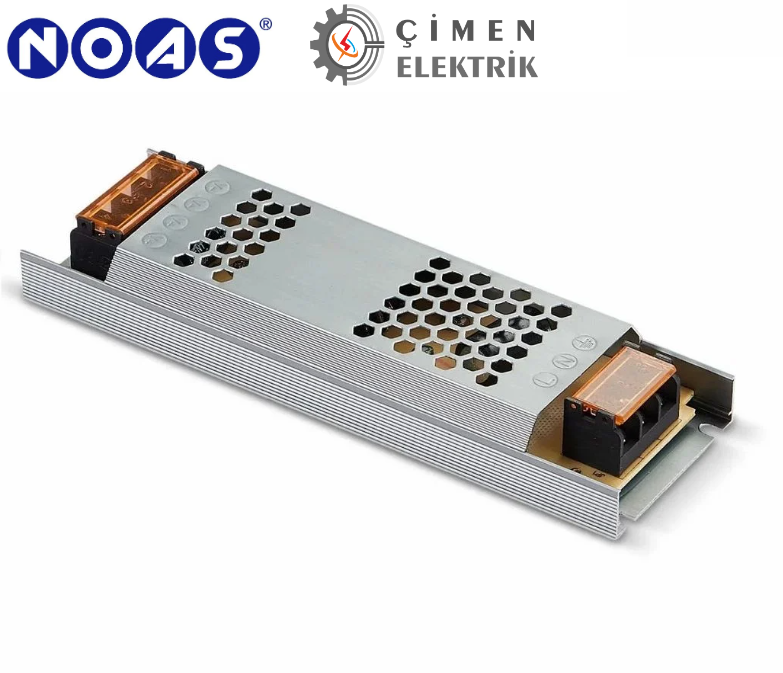 NOAS YL25 0200 Süper Slim 16,5A Led Trafosu 12V 200WŞerit Led TrafolarıNOASYL25-0200-28045