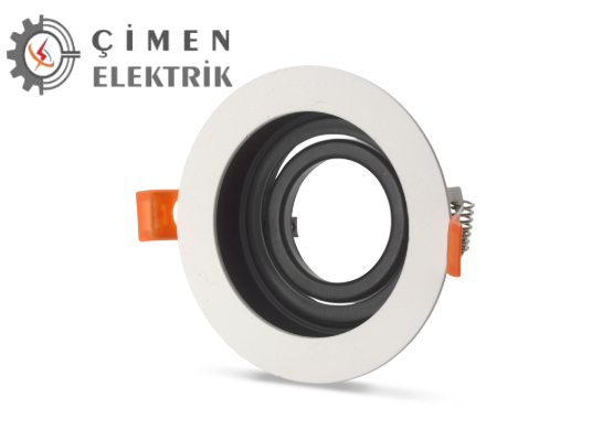 NOAS YL60 1661 Amazon Beyaz Siyah Yuvarlak Spot KasasıSıva Altı Led SpotlarNOASYL60-1661-29552