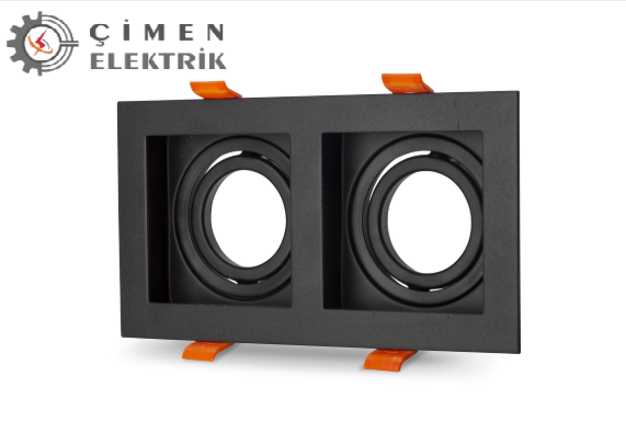 NOAS YL60 2360 Amazon Siyah İkili Kare Spot KasasıNOAS YL60 2360 Amazon Siyah İkili Kare Spot KasasıSıva Altı Led SpotlarNOASYL60-2360-29527