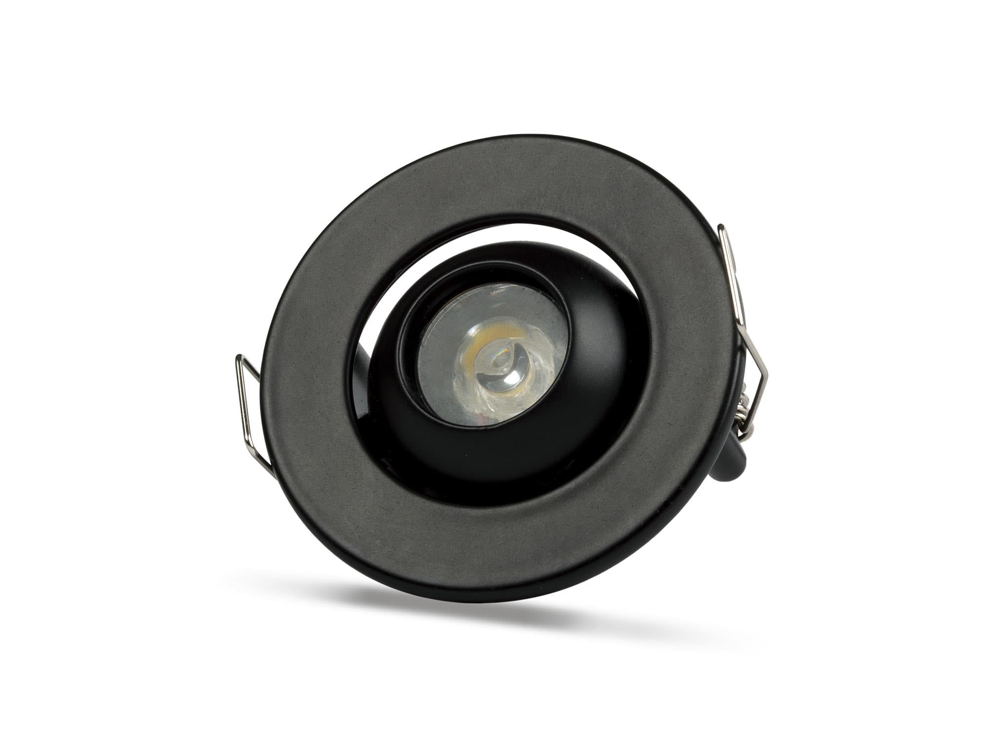 NOAS YL94 0201 Siyah Kasa 1W Led Spot 6500K Beyaz IşıkSıva Altı Led SpotlarNOASYL94-0201-30103