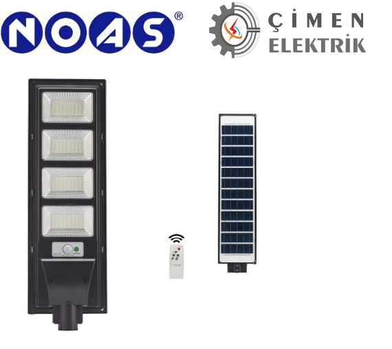 NOAS YL73 0400 S 400W  Solar Sokak Armatürü 6400K Beyaz IşıkNOAS YL73 0400 S 400W Solar Sokak Armatürü 6400K Beyaz Işık - Yüksek Güçlü ve Enerji Verimli Dış Mekan Aydınlatma | CimenElektrikSokak LambalarıNOASYL73-0400-S-28056