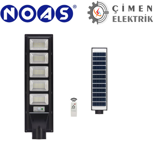 NOAS YL73 0500 S 500W Solar Sokak Armatürü 6400K Beyaz IşıkNOAS YL73 0500 S 500W Solar Sokak Armatürü 6400K Beyaz Işık - Güçlü ve Verimli Dış Mekan Aydınlatma | CimenElektrikSokak LambalarıNOASYL73-0500-S-28058