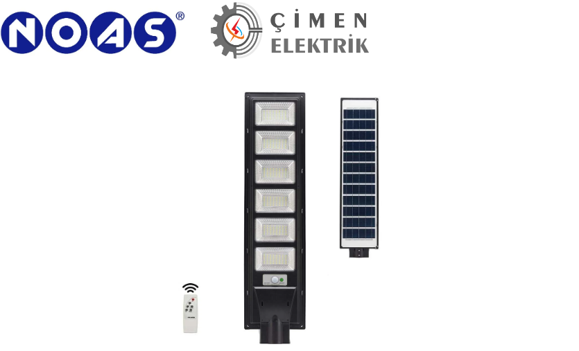 NOAS YL73 0600 S 600W Solar Sokak Armatürü 6400K Beyaz IşıkNOAS YL73 0600 S 600W Solar Sokak Armatürü 6400K Beyaz Işık - Yüksek Performanslı Dış Mekan Aydınlatma | CimenElektrikSokak LambalarıNOASYL73-0600-S-28060
