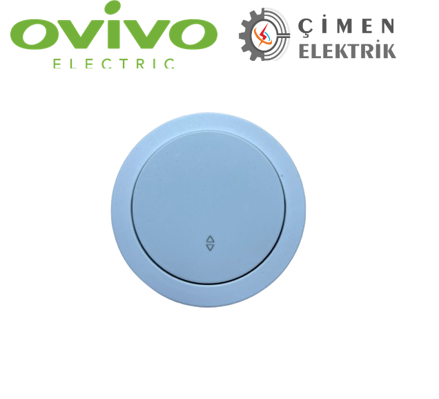 Ovivo Xone Beyaz Vavien Anahtar Sıva ÜstüAnahtar PrizlerOVİVO406-010000-209-27901
