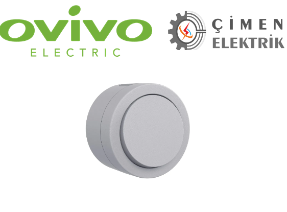 Ovivo Xone Gri Tekli Anahtar Sıva ÜstüAnahtar PrizlerOVİVO406-240000-200-27857