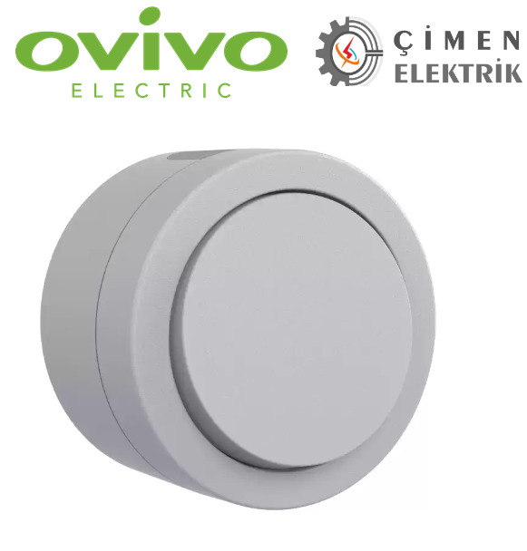 Ovivo Xone Gri Vavien Anahtar Sıva ÜstüAnahtar PrizlerOVİVO406-240000-209-27921