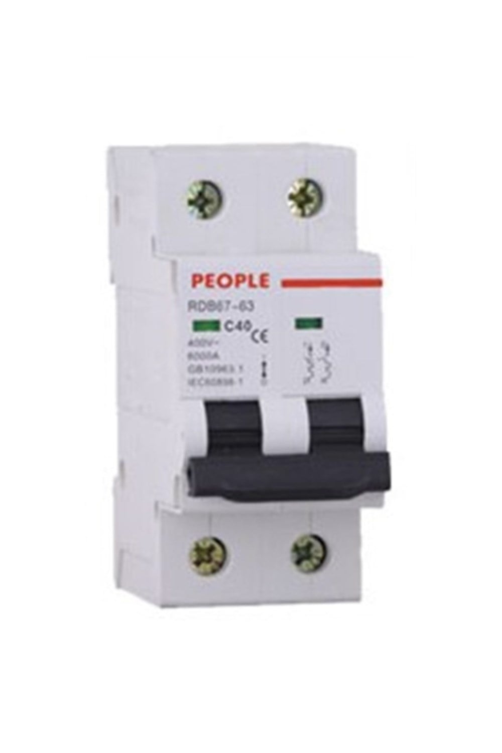 People PID-63 2X40 30 Ma 6 KA Kaçak Akım Rolesi 341112Kaçak Akım RöleleriPEOPLE341112-9468