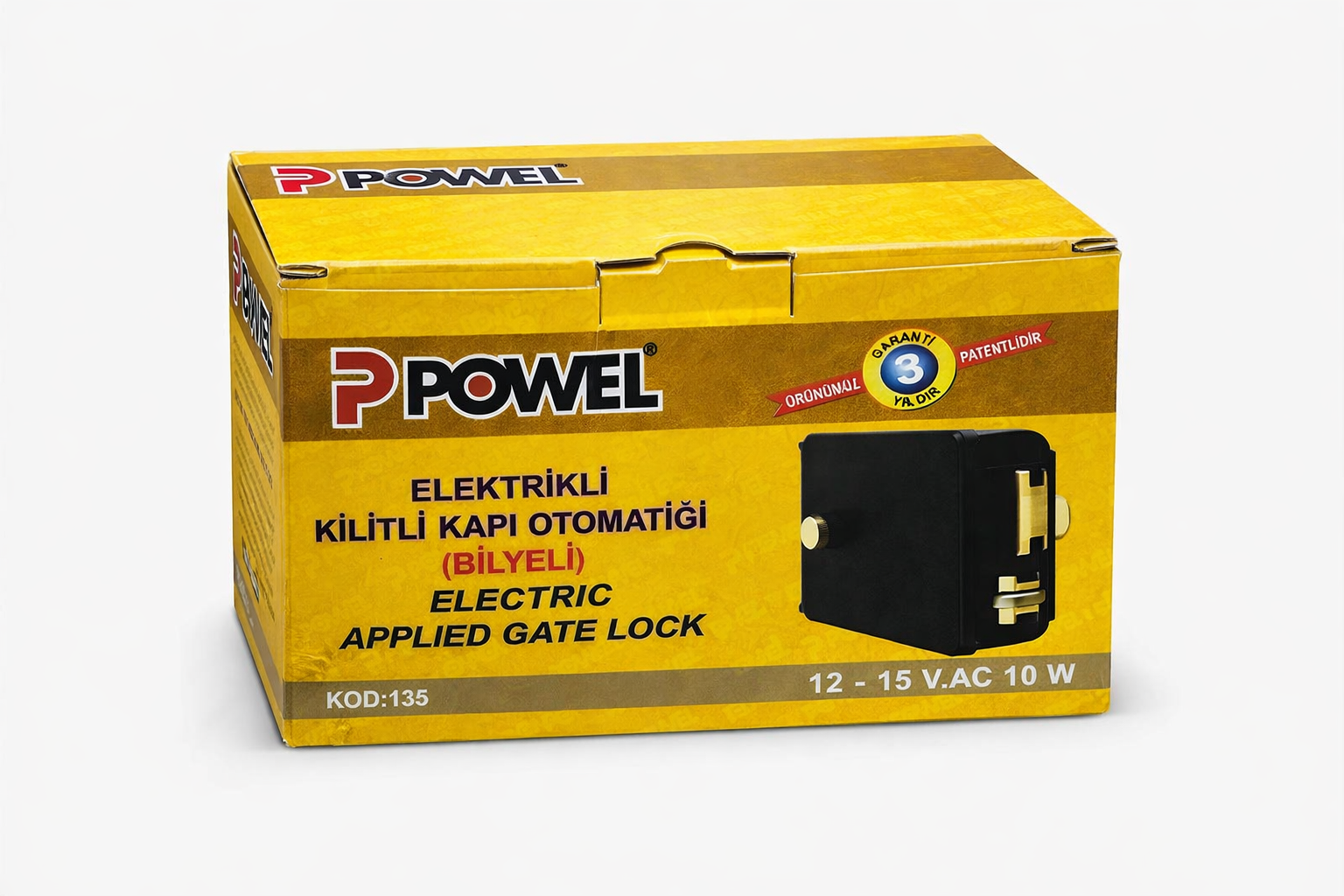 POWEL 135 Elektirikli Kilitli Kapı Otamatiği POWEL Elektirikli Kilitli Kapı Otamatı ( Yeni Sistem Kolay Montaj )HIRDAVATPOWEL135-13439