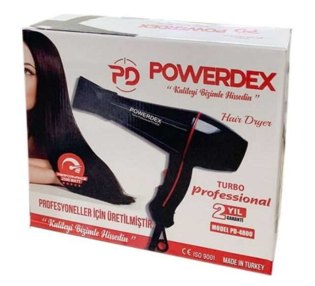 Powedex PD 4800 Saç Kurutma Fön Makinesi 1900WEv Yaşam & DekorasyonPOWERDEXPD-4800-26829