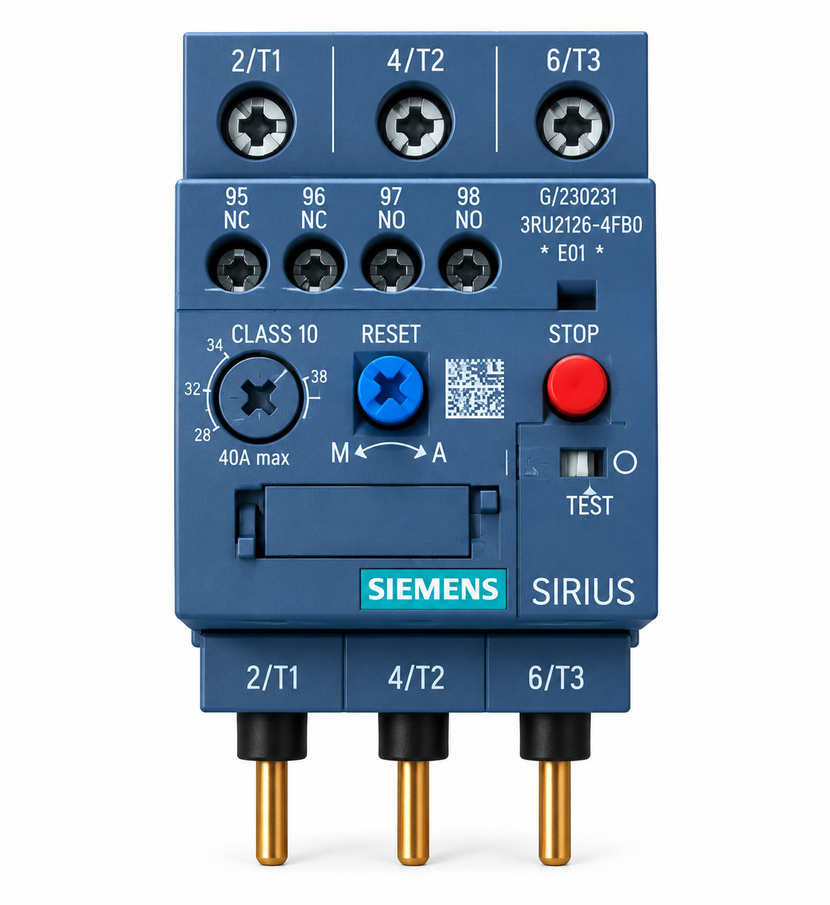 SIEMENS 27-32A Termik Röle Geçmeli Tip 3RU2126-4EB0Termik RölelerSIEMENS3RU2126-4EB0-24340