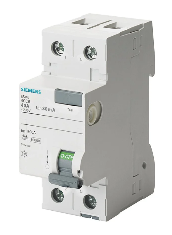 Siemens 2x63 300Ma Kaçak Akım Rölesi 5SV5616-6Kaçak Akım RöleleriSIEMENS5SV5616-6-24258