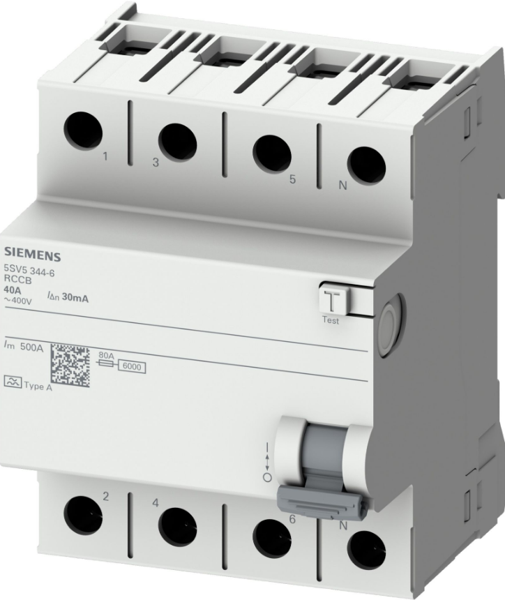 Siemens 4x40 300Ma Kaçak Akım Röles 5SV5644-6Kaçak Akım RöleleriSIEMENS5SV5644-6-24264