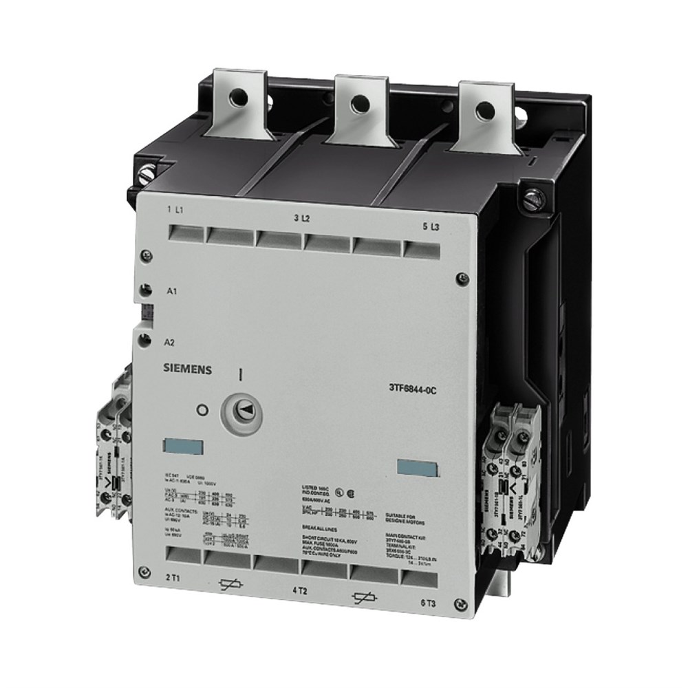Siemens Kontaktör 630v 110A 4NO 4NC 3TF6844-0CM7KontaktörlerSIEMENS3TF6844-0CM7-9537