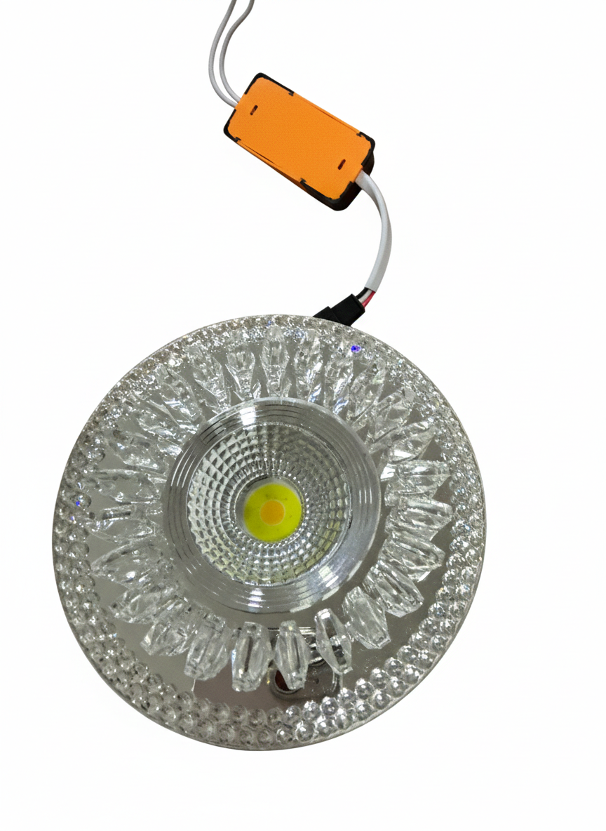 SUNLED 8220 Günışığı Cam Spot 5W Led Çerçeveli GünışığıDekoratif Cam SpotlarSUNLEDEN8220-31430
