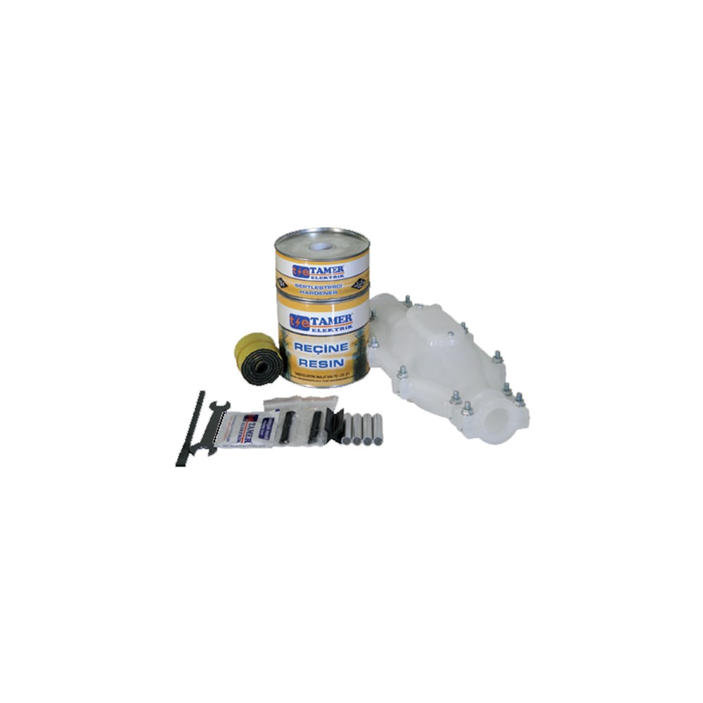Tamer 4X50 Düz Tip Vidalı Şeffaf Reçineli Ek Muf VDE1-450EkmuflarTAMERVDE1-450-14855