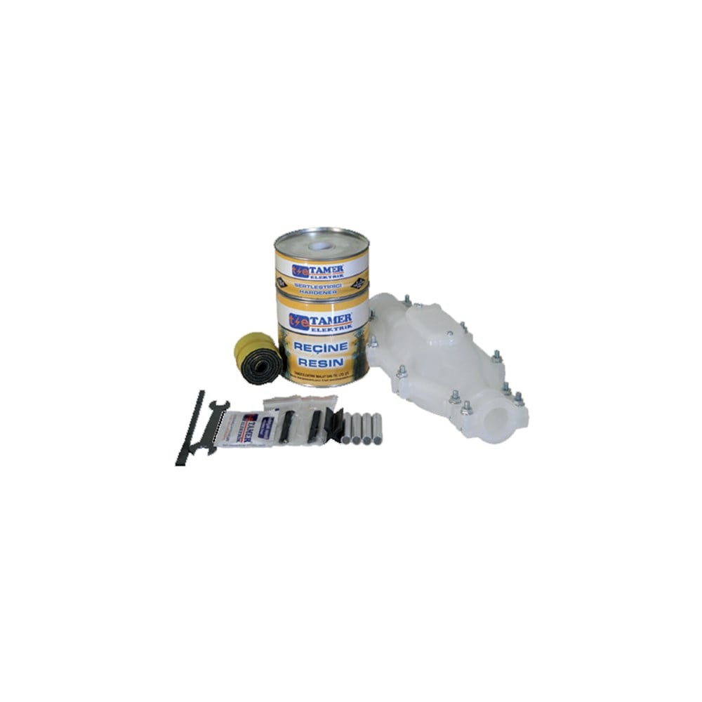 Tamer 4X50 Düz Tip Vidalı Şeffaf Reçineli Ek Muf VDEX1-450EkmuflarTAMERVDEX1-450-14868