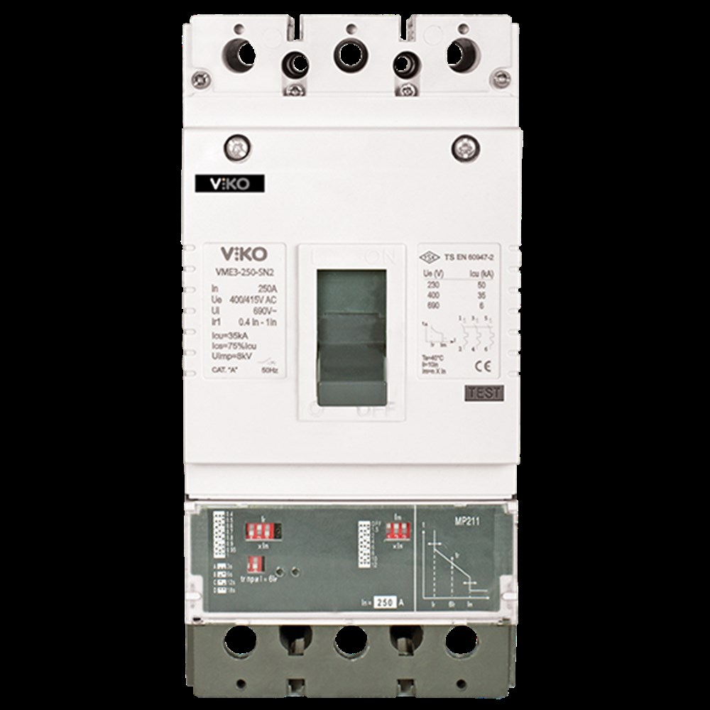 Viko 3x1280-1600A 70kA Kompakt Şalter VME6-1600-SN2Kompakt ŞalterlerVİKOVME6-1600-SN2-14923