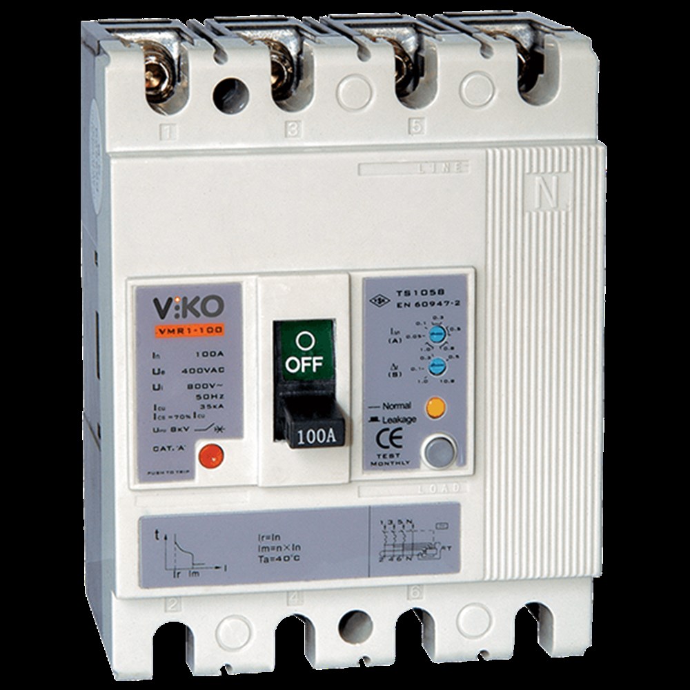 Viko 4x400A 50kA Kompakt Kaçak Akımlı Tip VMR4-400-SN2Kompakt ŞalterlerVİKOVMR4-400-SN2-15006