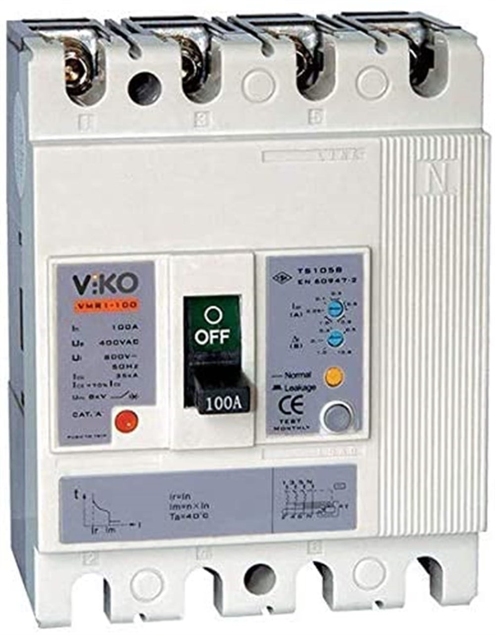 Viko 4x50A 25kA Kompakt Kaçak Akımlı Tip VMR2-50-SN2Kompakt ŞalterlerVİKOVMR2-50-SN2-14997