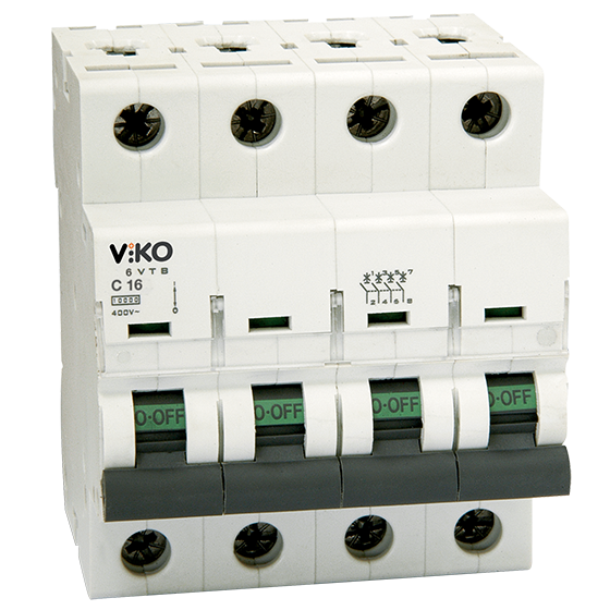 Viko 4x6A C Serisi 6kA Otomatik Sigorta 6VTB-4C06En Uygun Fiyat Garantisiyle Viko 4x6A C Serisi 6kA Otomatik Sigorta 6VTB-4C06 şimdi sadece Çimen Elektrik'teOtomatik SigortalarVİKO6VTB-4C06-10006