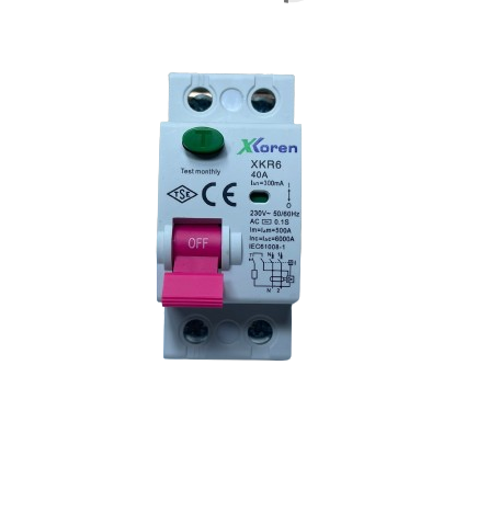 XKOREN 2X40 30ma 6kA Monofaze Kaçak Akım Rölesi XKR62P-30-40XKOREN 2X40 30mA 6KA Monofaze Kaçak Akım Rölesi XKR62P-30-40 - cimenelektrik.comKaçak Akım RöleleriXKORENXKR62P-30-40-27841