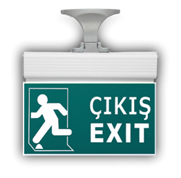 CT 9163 Çift Yönlü 1W Ledli Exıt Çıkış ArmatürüLedli Exıt ArmatürlerCATACT-9163-31963