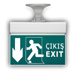 CT 9164 Çift Yönlü 1W Ledli Exıt Çıkış ArmatürüLedli Exıt ArmatürlerCATACT-9164-31961