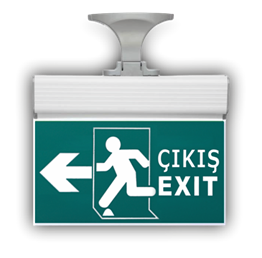 CT 9165 Çift Yönlü 1W Ledli Exıt Çıkış ArmatürüLedli Exıt ArmatürlerCATACT-9165-Y-31962