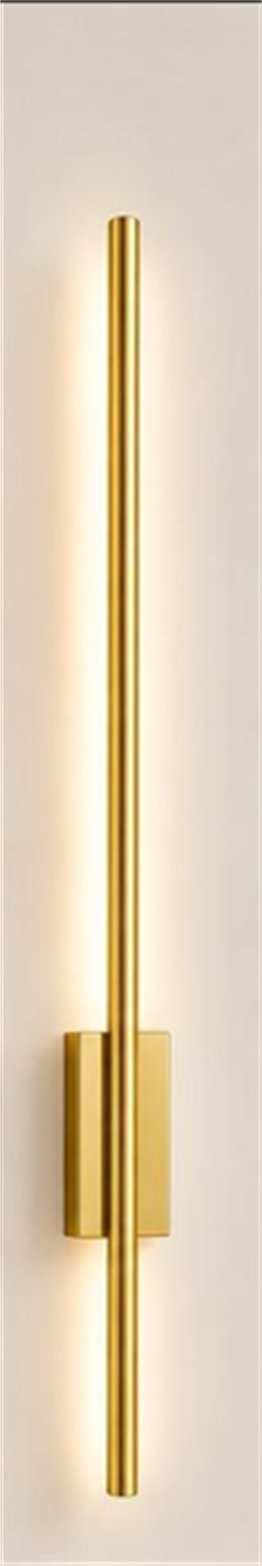 ÇUBUK Aplik Pilli Gold Kasa Kare Taban 3200K Gün IşığıLed ApliklerNazariumÇUBUK-G-KK-31972