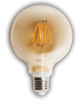 KENDAL KES606 Glop Led Rustik Ampul 6W 2700K Gün Işığı E27 DuyRustik Led AmpullerK2KES606-31590