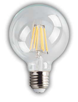 KENDAL KES506 Glop Led Rustik Ampul 6W 6400K Beyaz Işık E27 DuyRustik Led AmpullerK2KES506B-31801