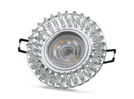 NOAS YL65 1727 Troya Led Çerçeveli 4000K Kristal Cam Spot KasaDekoratif Cam SpotlarNOASYL65-1727-30149