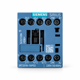 SIEMENS Kontaktör 4kw 9A 1NC 3RT2016-1AP02KontaktörlerSIEMENS3RT2016-1AP02-17217