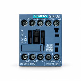 SIEMENS Sırıus Kontaktör 7,5KW 16A 1NO 3RT2018-1AP01KontaktörlerSIEMENS3RT2018-1AP01-17220