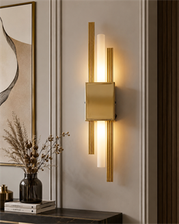 Simetri Gold Kasa Dekoratif Ledli Duvar Aplik Pilli Ve Elektrikli 3200K Gün IşığıLed ApliklerNazariumSİMETRİ-GOLD-31825