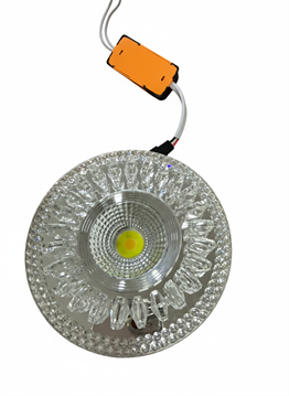 SUNLED 8220 Günışığı Cam Spot 5W Led Çerçeveli GünışığıDekoratif Cam SpotlarSUNLEDEN8220-31430