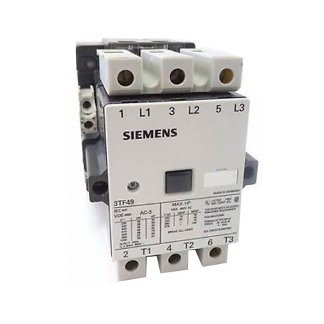 Siemens Kontaktör 230v 85A 2NO 2NC 3TF4922-0AP0KontaktörlerSIEMENS3TF4922-0AP0-9528