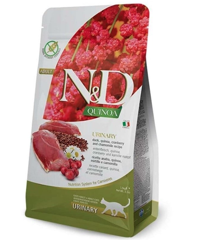  ND Quinoa Urinary Ördek ve Kinoalı İdrar Yolları Destekleyici Kedi Maması 5 Kg