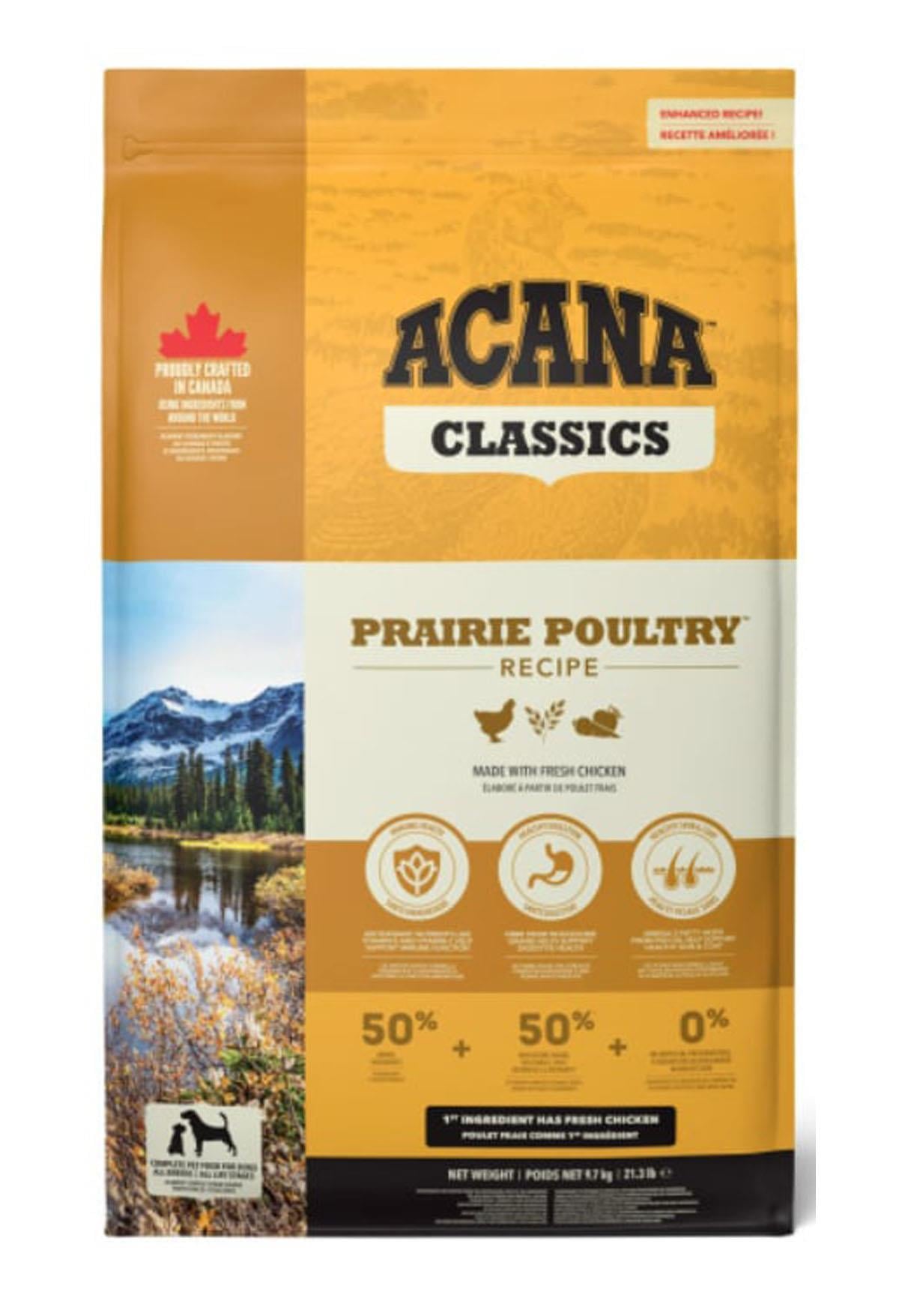Acana Classics Prairie Poultry Tavuklu ve Hindili Köpek Maması 9.7 kg
