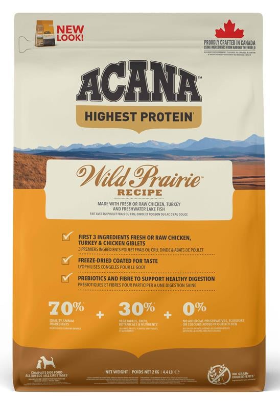 Acana Classics Wild Prairie Tavuklu Ve  Balıklı Köpek Maması 2 Kg