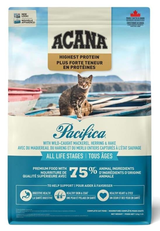 Acana Pacifica Balıklı Tahılsız Kedi Maması 1,8 kg